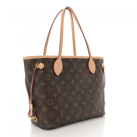 Louis Vuitton Neverfull PM|Monogram Canvas with Vachetta Trim|Tote Bag Louis Vuitton Neverfull PM|Monogram Canvas with Vachetta Trim|Tote Bag