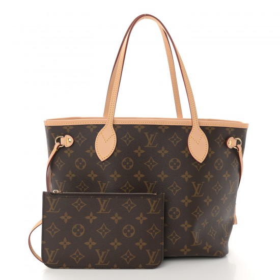 Louis Vuitton Neverfull PM|Monogram Canvas with Vachetta Trim|Tote Bag Louis Vuitton Neverfull PM|Monogram Canvas with Vachetta Trim|Tote Bag