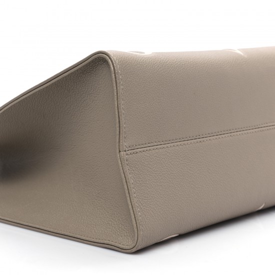 Louis Vuitton Onthego MM｜Empreinte Giant Monogram Tourterelle Creme｜Tote Bag