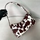 Prada 26 Aimee Medium Shoulder Bag – Cow Print Haircalf, Underarm Style