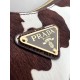 Prada 26 Aimee Medium Shoulder Bag – Cow Print Haircalf, Underarm Style