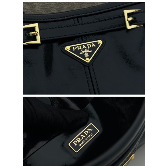 Prada Bonnie Crossbody Bag – Soft Lux Leather, Compact Everyday Size