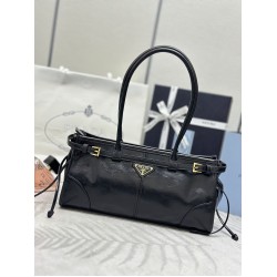 Prada Bonnie Small Top Handle Bag – Soft Lux Leather, Shoulder & Crossbody