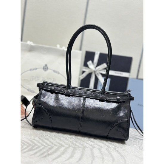 Prada Bonnie Small Top Handle Bag – Soft Lux Leather, Shoulder & Crossbody