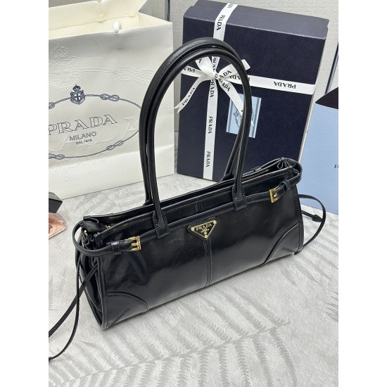 Prada Bonnie Small Top Handle Bag – Soft Lux Leather, Shoulder & Crossbody