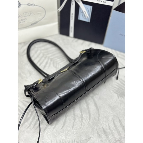 Prada Bonnie Small Top Handle Bag – Soft Lux Leather, Shoulder & Crossbody