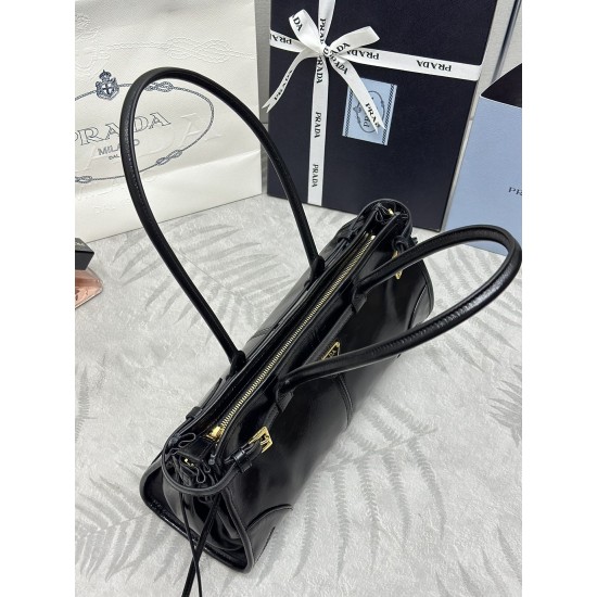 Prada Bonnie Small Top Handle Bag – Soft Lux Leather, Shoulder & Crossbody
