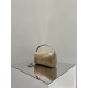 THE ROW 90s Leather Top Handle Bag - Suede Yellow