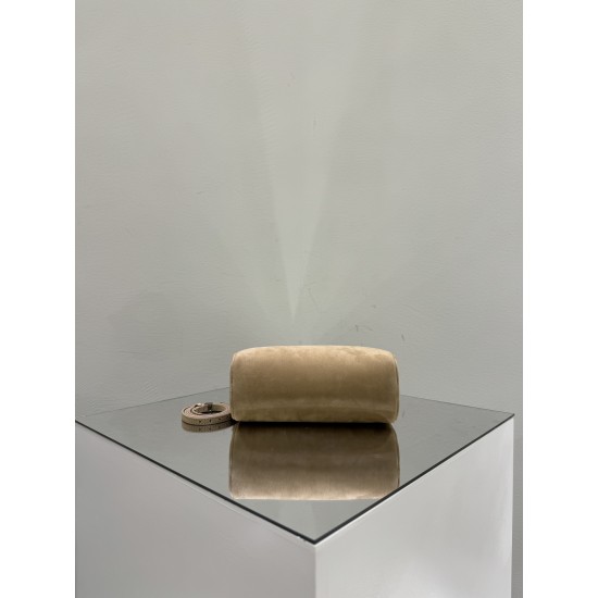 THE ROW 90s Leather Top Handle Bag - Suede Yellow