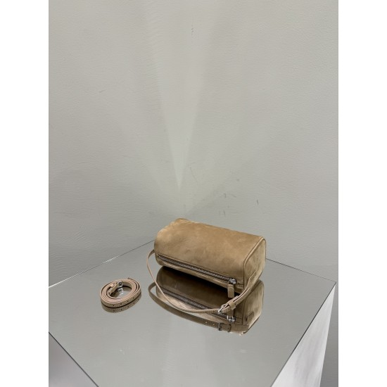 THE ROW 90s Leather Top Handle Bag - Suede Yellow