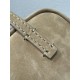 THE ROW 90s Leather Top Handle Bag - Suede Yellow
