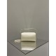 THE ROW 90s Leather Top Handle Bag - White