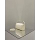 THE ROW 90s Leather Top Handle Bag - White