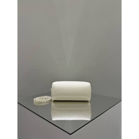 THE ROW 90s Leather Top Handle Bag - White