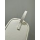 THE ROW 90s Leather Top Handle Bag - White