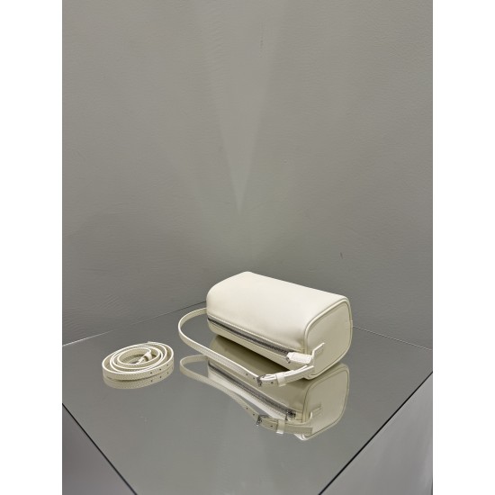 THE ROW 90s Leather Top Handle Bag - White