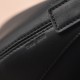 THE ROW Crossbody Crescent Leather Bag - Black