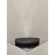 THE ROW Small Izzy Woven Lambskin and Python Hobo Bag - Burgundy