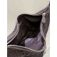 THE ROW Small Izzy Woven Lambskin and Python Hobo Bag - Burgundy