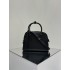 THE ROW India 10 Grained Leather Bowling Bag - Black