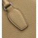 THE ROW India 10 Grained Leather Bowling Bag - Brown
