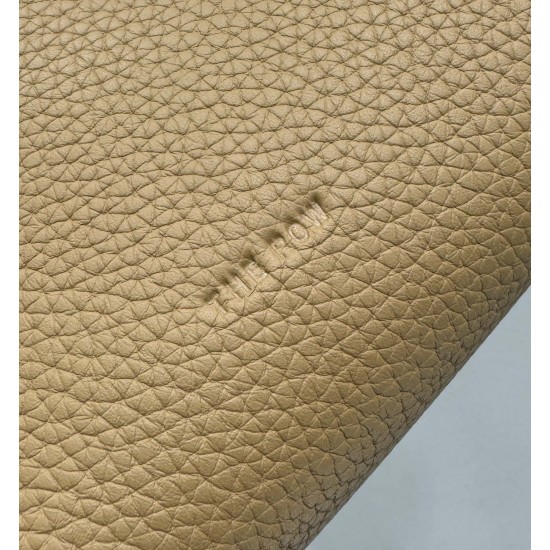 THE ROW India 10 Grained Leather Bowling Bag - Brown
