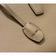 THE ROW India 10 Grained Leather Bowling Bag - Brown