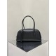 THE ROW E/W India Smooth Leather Shoulder Bag - Black