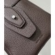 THE ROW E/W India Smooth Leather Shoulder Bag - Deep Brown