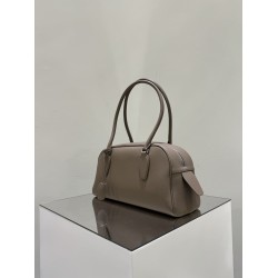 THE ROW E/W India Smooth Leather Shoulder Bag - Light Brown