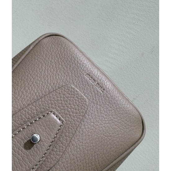 THE ROW E/W India Smooth Leather Shoulder Bag - Light Brown