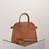 THE ROW Margaux 12 Smooth Calfskin Top Handle Bag - Tan