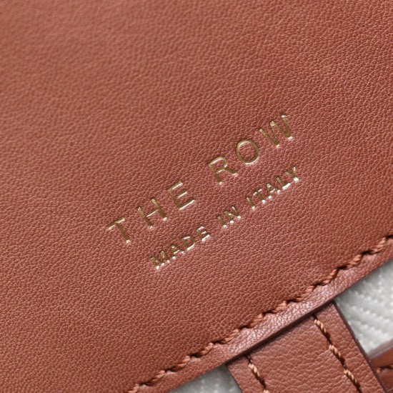 THE ROW Margaux 12 Smooth Calfskin Top Handle Bag - Brick Red