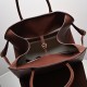 THE ROW Margaux 15 Smooth Calfskin Top Handle Bag - Brick Red