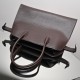 THE ROW Margaux 15 Smooth Calfskin Top Handle Bag - Espresso Dark Brown
