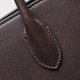 THE ROW Margaux 15 Smooth Calfskin Top Handle Bag - Espresso Dark Brown