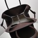 THE ROW Margaux 15 Smooth Calfskin Top Handle Bag - Espresso Dark Brown