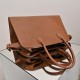 THE ROW Margaux 15 Smooth Calfskin Top Handle Bag - Tan
