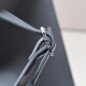 THE ROW Margaux 15 Smooth Calfskin Top Handle Bag - Pearl Grey