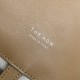 THE ROW Margaux 15 Smooth Saddle Leather Bag - Mouse Grey