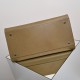 THE ROW Margaux 15 Smooth Saddle Leather Bag - Mouse Grey