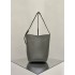 THE ROW Medium Park Leather Bucket Bag - Dark Grey
