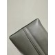 THE ROW Medium Park Leather Bucket Bag - Dark Grey