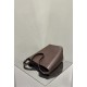 THE ROW Medium Park Leather Bucket Bag - Espresso Dark Brown