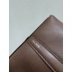 THE ROW Medium Park Leather Bucket Bag - Espresso Dark Brown