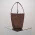 THE ROW Medium N/S Park Tote in Suede - Cacao Dark Brown