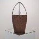 THE ROW Medium N/S Park Tote in Suede - Cacao Dark Brown