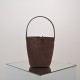 THE ROW Small N/S Park Tote in Suede - Cacao Dark Brown