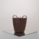 THE ROW Small N/S Park Tote in Suede - Cacao Dark Brown