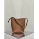 THE ROW Medium Park Leather Bucket Bag - Tan
